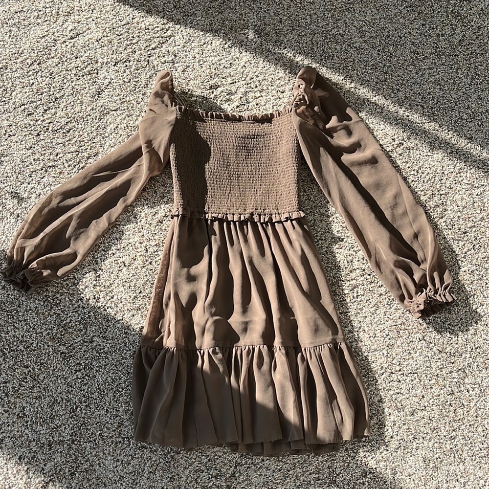 wilfred Tempest Mini Dress xxs - Shitake